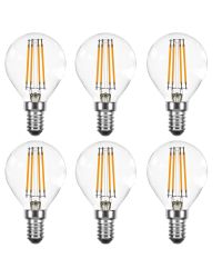 6 stuks LEDmaxx LED kogellamp E14 4W 420lm 2200K helder dimbaar