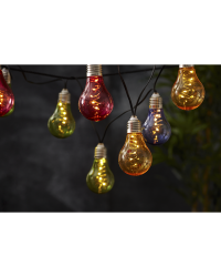 Star Trading Solarketting Glow 2 meter met 10 gekleurde LEDjes