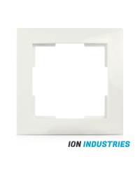 ION Industries Afdekraam 1-voudig | E1 | Alpin Wit RAL 9016