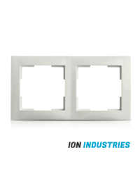 ION Industries Afdekraam 2-voudig | E1 | Alpin Wit RAL 9016