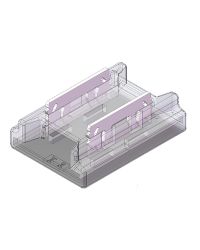 Rechte Connector voor COB LEDstrip 8mm Single Color | Strip-to-Strip | IP20