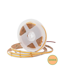 COB LEDstrip Vrij Knipbaar 24V DC 5 Meter 10W/m 3000K CRI>90 IP20 Dimbaar | 8mm