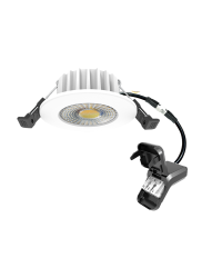 LED inbouwspot HUGO 6W dimbaar IP65 met CCT-switch - Wit