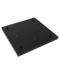 Calex plafondplaat mat zwart 40x40cm met 4 uitgangen