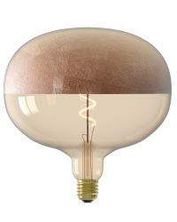 Calex LED XXL Kopspiegel Craquele Boden Copper E27 4W 100lm 1800K Dimbaar