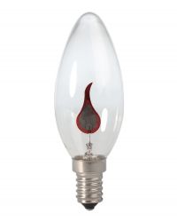 Calex gloeilamp Kaarslamp 3W E14 flickervlam