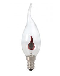 Calex gloeilamp Tip Kaarslamp 3W E14 flickervlam