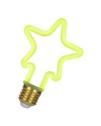 LED Party Bulb Neon Ster E27 4W Groen Niet dimbaar