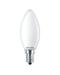 Philips LED kaarslamp E14 4.3W 470lm 2700K Mat 