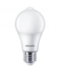 Philips led lamp met bewegingsensor E27 8W 2700K niet dimbaar