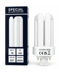 SL Spaarlamp 4-pins PL-T 18W/827/4P | GX24q-2