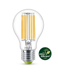 Philips filament LED lamp E27 4W 840lm 3000K helder niet dimbaar A60 Label A