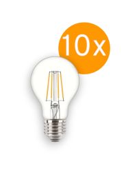 10 stuks Philips LED lamp E27 4.3W 470lm 2700K Helder Niet-Dimbaar A60