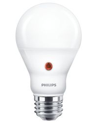 Philips LED Dag/Nacht Sensor lamp E27 7.5W 806lm 2700K Niet dimbaar