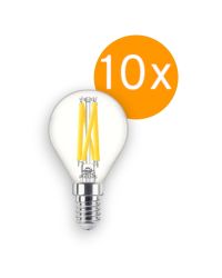 10 stuks Philips LED Kogellamp E14 3.4W/927-922 470lm Helder DimTone | Beste kleurweergave