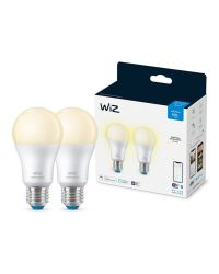 2 stuks WiZ Slimme LED Verlichting E27 8W 806lm 2700K Mat WiFi