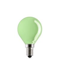 OP=OP GE Gloeilamp Kogellamp gekleurd E14 15W Groen