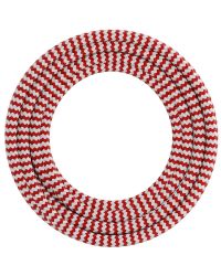 OP=OP Calex Textielsnoer 2-aderig rood/wit 1.5 meter