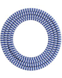 OP=OP Calex Textielsnoer 2-aderig blauw/wit 1.5 meter