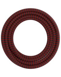 Calex Textielsnoer 2-aderig rood/zwart 1.5 meter