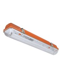 Traditioneel TL armatuur waterdicht 65cm voor 1x18W T8 G13 - dimbaar EVSA - zonder lichtbron