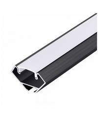 LED Plafondlamp NIVERA CIRCLE 18W Zwart - IP54 - 3CCT 3000K/4000K/6000K - Bewegings- & Daglichtsensor - met Afstandsbediening