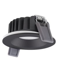 Ledvance LED inbouwspot zwart Ø8.1cm 6W/927 480lm 36º Dimbaar IP65 Cri90 | zaagmaat 6.8cm