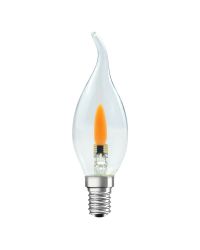 LEDmaxx LED Tipkaarslamp vlameffect E14 1W 1900K Flicker Flame