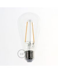 Filament LED Rustieklamp ST64 E27 4W 2200K Helder Niet Dimbaar