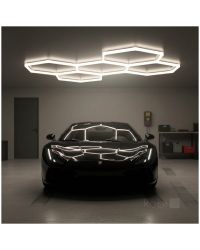 LED Plafondlamp NIVERA CIRCLE 18W Zwart - IP54 - 3CCT 3000K/4000K/6000K - Bewegings- & Daglichtsensor - met Afstandsbediening