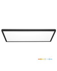 Kobi Premium LED plafondlamp NIVERA SQUARE 32W zwart IP54 3CCT