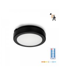 LED plafondlamp met bewegingssensor NAIROS G2 12W 3CCT IP65 Zwart Kobi Premium