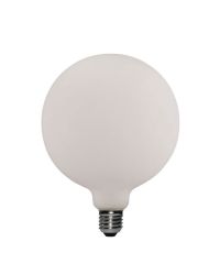 Filament LED Globelamp G155 E27 6W 2700K Porselein Dimbaar