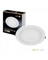 LED Plafondlamp NIVERA CIRCLE 18W Zwart - IP54 - 3CCT 3000K/4000K/6000K - Bewegings- & Daglichtsensor - met Afstandsbediening