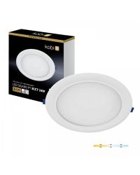 LED Plafondlamp NIVERA CIRCLE 18W Zwart - IP54 - 3CCT 3000K/4000K/6000K - Bewegings- & Daglichtsensor - met Afstandsbediening
