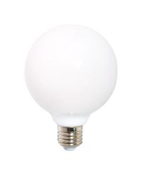 LEDmaxx Dimbare LED globelamp G125 E27 8W 2700K opaal