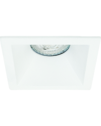 GU10 LED Inbouwspot Armatuur HO Vierkant Wit Verdiept Zaagmaat 70x70mm