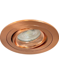 GU10 LED Inbouwspot Armatuur Nova Rond Koper Kantelbaar Zaagmaat 80mm