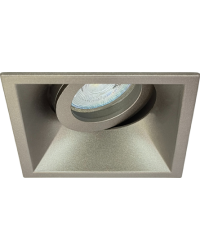 GU10 LED Inbouwspot Armatuur SKE Square Brons Kantelbaar Zaagmaat 80mm