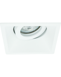 GU10 LED Inbouwspot Armatuur SKE Square Wit Kantelbaar Zaagmaat 80mm