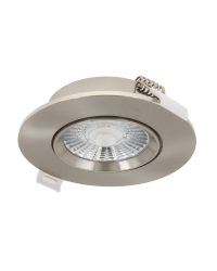 LED inbouwspot Hydra Ø9cm 6W 540lm 3000K Cri95 Dimbaar Zilver | zaagmaat 7.5cm