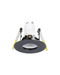 Integral Mini Inbouwspot Zwart Chroom IP65 | Zaagmaat 4.5cm | Voor MR11 GU4 of PAR11 GU10 Ø3.5cm