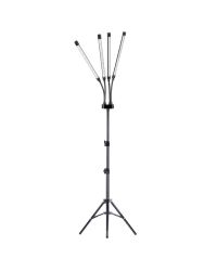 LED Kweeklamp VITARO-4 ST 30W - Op Statief, 4 Flexibele Armen, Dimbaar & Timerfunctie - Rood/Blauw/Gemengd Licht