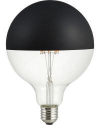 SPL LED Kopspiegellamp Zwart G125 E27 6.5W 470lm 2500K Dimbaar | Beste Kleurweergave