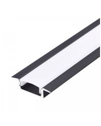 LED Plafondlamp NIVERA CIRCLE 18W Zwart - IP54 - 3CCT 3000K/4000K/6000K - Bewegings- & Daglichtsensor - met Afstandsbediening