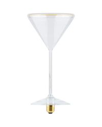 Segula LED Floating glas Martini helder met heldere basis