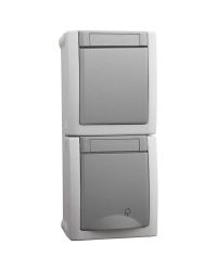 Viko by Panasonic Opbouwschakelaar met stopcontact IP54
