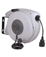 AS Schwabe Veerkabelhaspel Vinyl 20 meter H05VV-F 3x1.5 IP20 binnengebruik