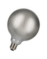 Bailey LED Orient Hexa Globelamp G125 E27 4W 270lm 2700K Zilver  Ø12.5cm