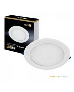 LED Plafondlamp NIVERA CIRCLE 18W Zwart - IP54 - 3CCT 3000K/4000K/6000K - Bewegings- & Daglichtsensor - met Afstandsbediening